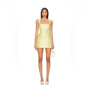 Amanda Uprichard Bethany romper in Yellow